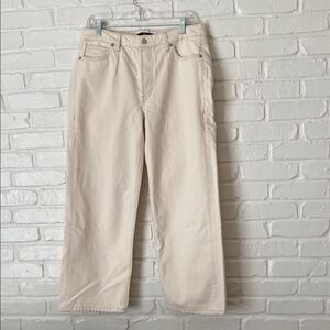 Banana Republic Women’s Cream Denim Pants - 30